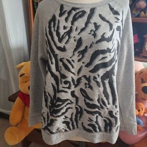 Just My Size Sweatshirt  Animal Print  NWT 1X